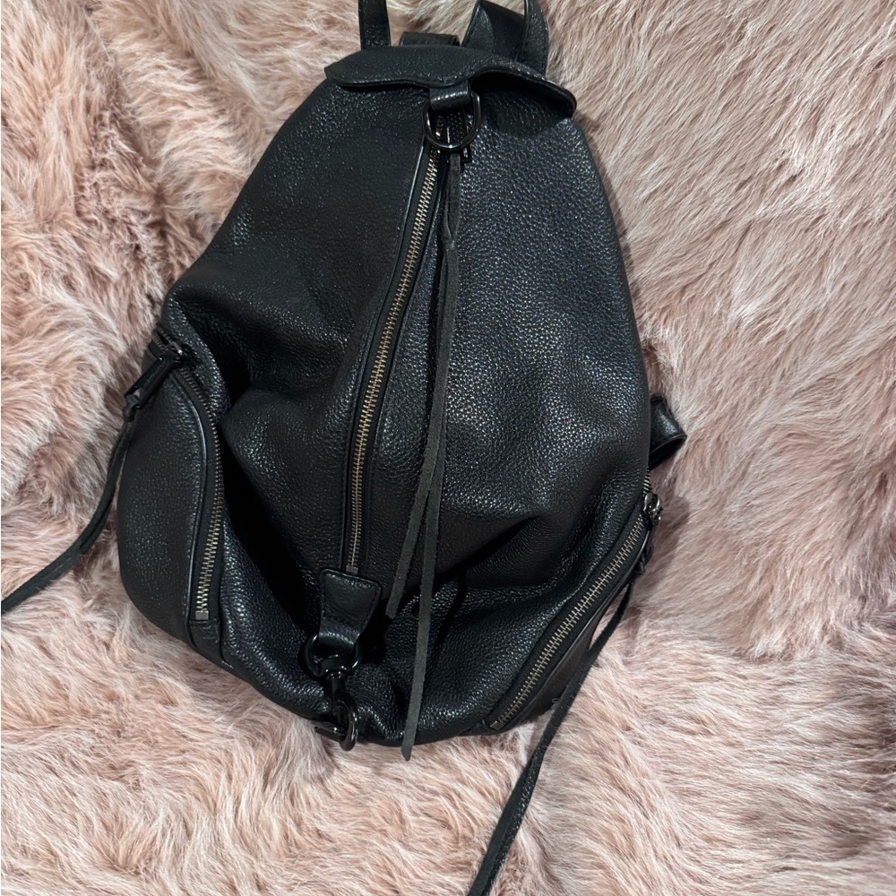 Rebecca Minkoff Black Leather Backpack